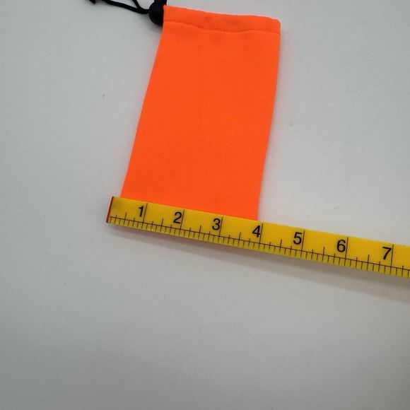 Ray-Ban Neon Orange Soft Drawstring Sunglasses Case Pouch OEM Travel - Picture 3 of 4